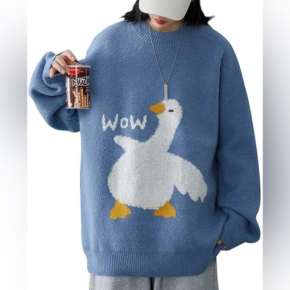 Like new Unisex Aelfric Eden Van Gogh Cable Knit Sweaters Oversized Sweater